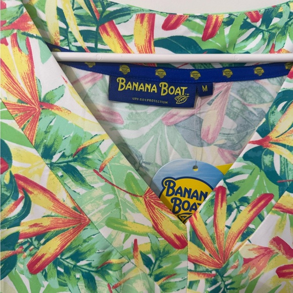 Banana Boat Dress SPF50 medium 3/4 sleeve NEW - Picture 4 of 7